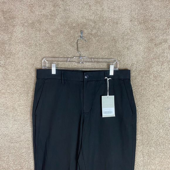 Everlane Performance Chino Pants Mens 32 x 30 Black Uniform Athletic Fit NEW - Picture 4 of 13